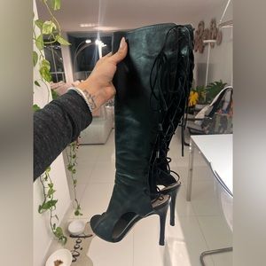 VIA Spiga Open-toed high heel with lace up back side 10m